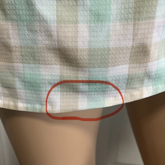 Gander Mountain | Blue, white & tan hiking blouse - Picture 7 of 10